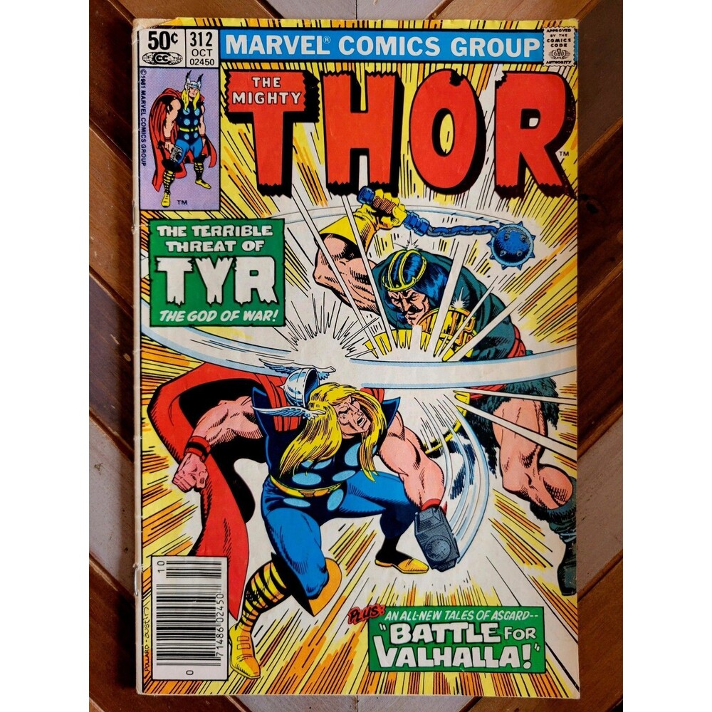 Thor #312 Newsstand VG (Marvel 1981) Tyr God of War + Sif + Battle For Valhalla!